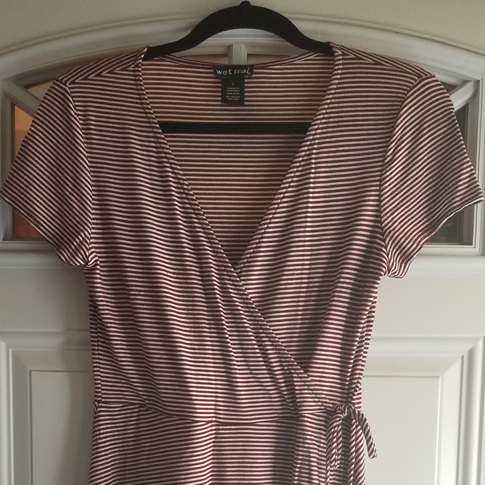 Wet Seal L striped dress - Picture 2 of 4